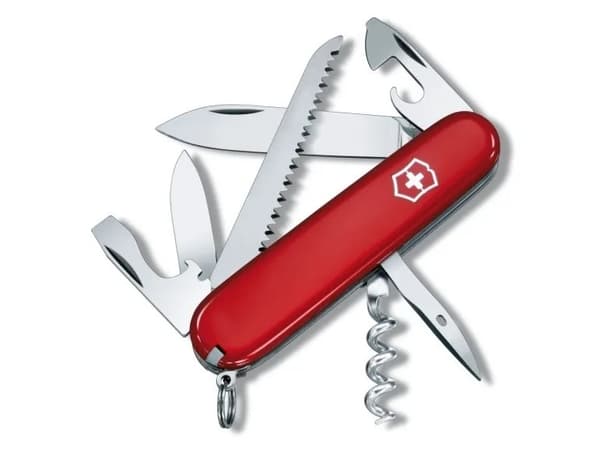 Victorinox 1.3613, Fällkniv av slipjoint-modell, Kniv med flera verktyg, Rostfritt stål, 18 mm, 82 g