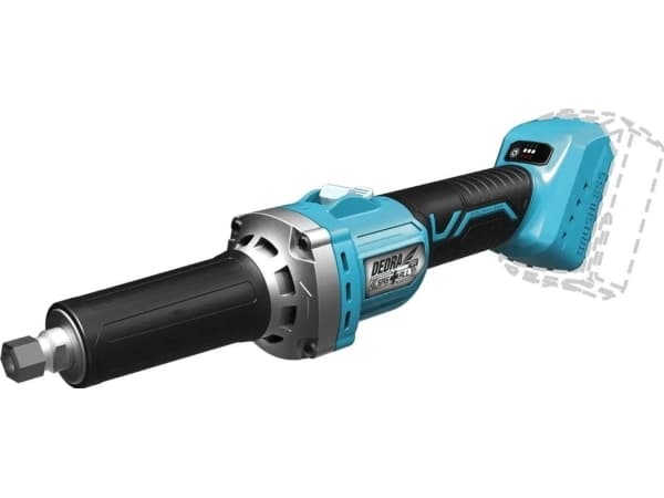 Dedra-kvern Børsteløs rettkvern 18V, 6mm skaft
