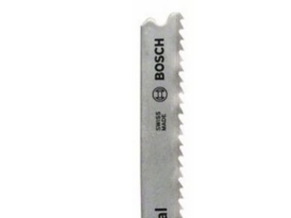 Bosch T 121 BF, Figursågblad, Gjuten aluminium, Metallplåt (medeltjock), Bimetall, 2 mm, 9,2 cm, 5 styck