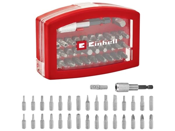 Einhell BELT CLIP 118495 Bitssats 32 delar TORX, PZ, PH, tandad, Tamper Torx inkl. bitshållare