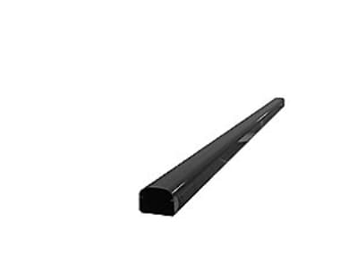 T75 rørkanal 2 m - 74x56 mm, Sort RAL 9005