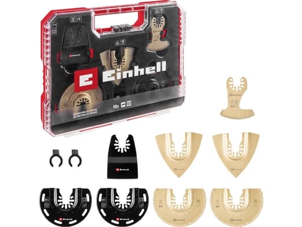 Einhell 708110 XLPLUS-CASE HCS, HM Tilbehørssæt, multifunktionsværktøj 1 Set