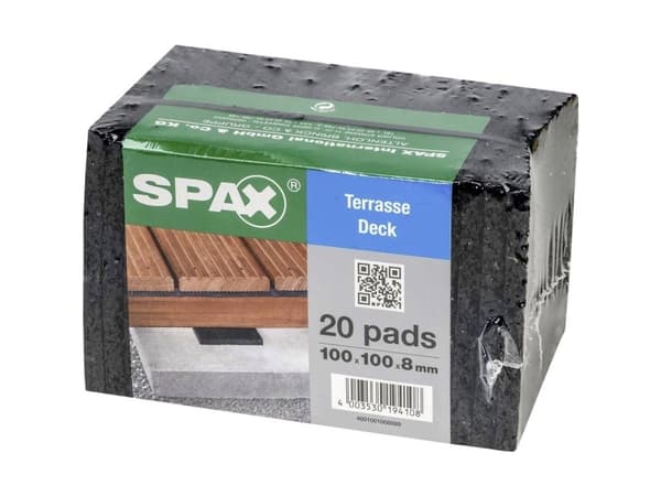 SPAX Afstandsholder 100 mm 4001001000089 20 stk (L x B x H) 100 x 100 x 8 mm