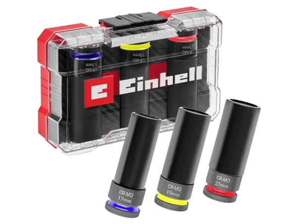 Einhell bits- och hylssats för slagskruvdragare 1/2 109263