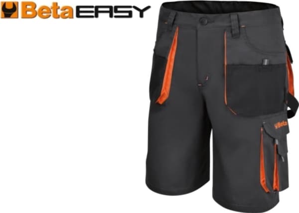 BETA Työhousut 7901G lyhyet harmaat, koko L Beta WW Easy