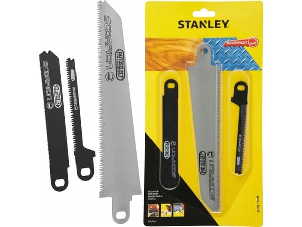 Stanley Scorpion HCS/BiM dr/steel sahanterät 3kpl,C