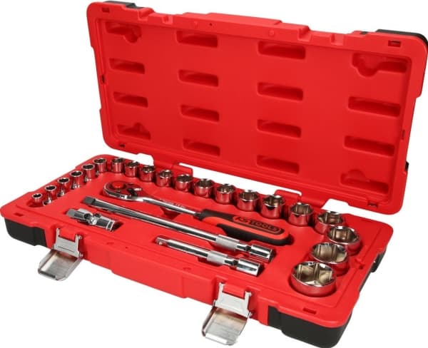 1/2" CHROMEplus skiftnyckelsats 24st, KS Tools