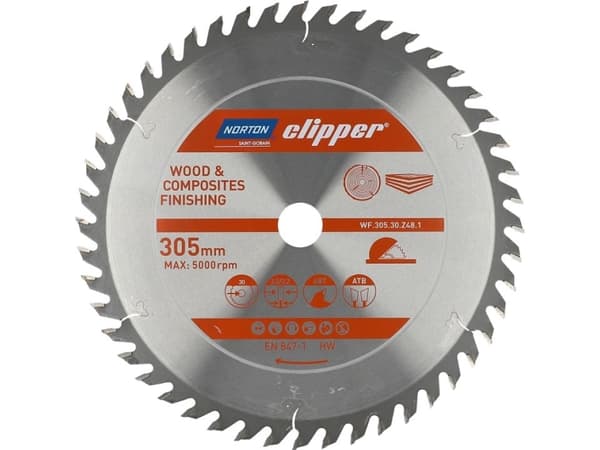 Norton Clipper NORTON Clipper-saha 305mm x 30mm x 48z ATB PUU JA KOMPOSITES (3.2 / 2.2) N70184608123