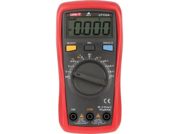 Digitaalinen yleismittari UT133A; LCD (6000), taustavalaistu; -40÷1000°C, automaattiset rajat, UNI-T