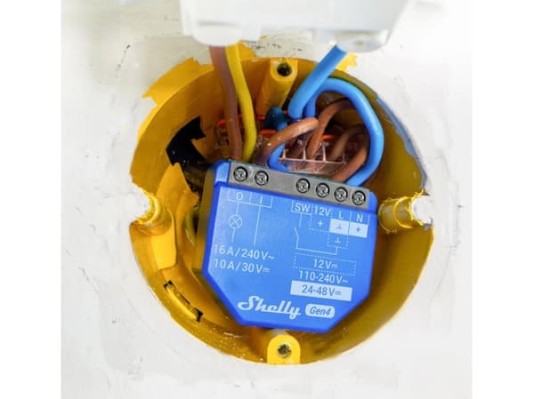Shelly · Unterputz·""1 Gen4 2er Pack""· Relais· max 16A· 1 Kanal· WLAN· Matter· (Shelly_1_Gen4_2er)