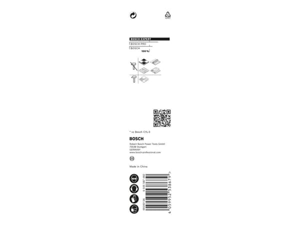Bosch Expert MultiConstruction HEX-9 - Borr - för betong, plast, stål, mjuka träslag, soft tile - 5 mm - längd: 100 mm