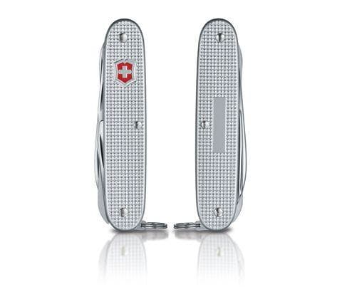 Victorinox 0.8271.26, Fällkniv med låsblad, Kniv med flera verktyg, Drop point, Grå, 10 verktyg, 3,7 mm