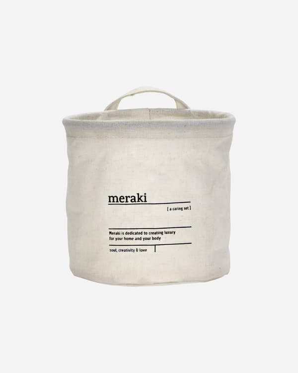 Meraki - Storage Basket MKCaring - White