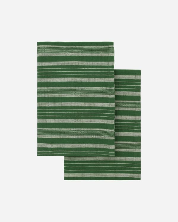 Meraki - Tea Towels - Green