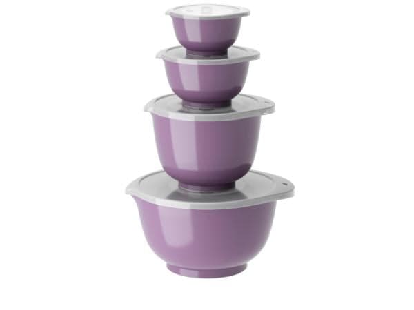 Rosti - Margrethe Bowls - Set of 4 + Lids (Lavender)