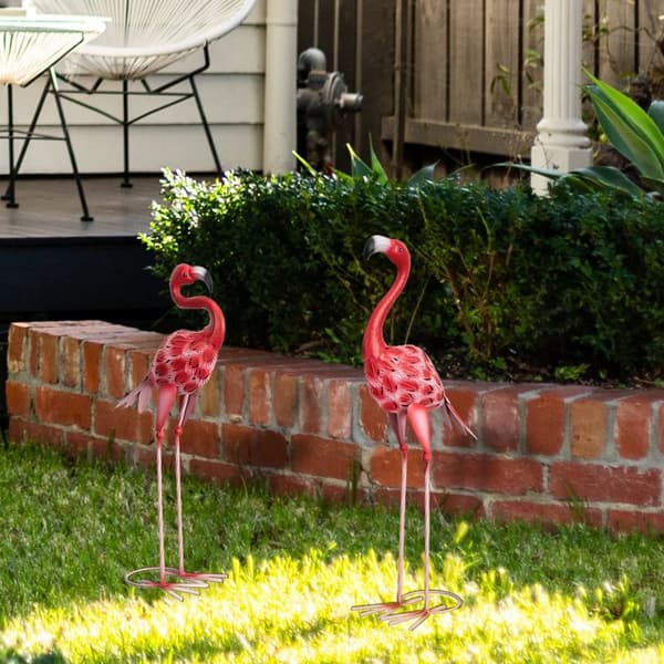 Puutarhakoriste "Flamingo" 2kpl