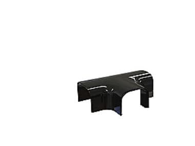 T75 T-stykke - 78x58 mm, Sort RAL 9005
