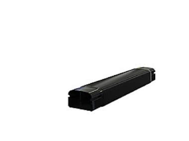 T75 fleksibel kanal - 74x56 mm, Sort RAL 9005, 520 mm