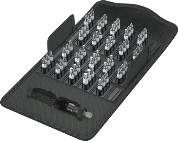 Wera Bit-Safe 61 Wood 1 - Screwdriver bit and bit holder set - for tre - torx, phillips, pozidriv - lengde: 25 m