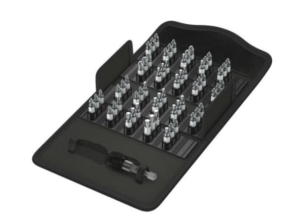 Wera Bit-Safe 61 Wood 1 - Screwdriver bit and bit holder set - for tre - torx, phillips, pozidriv - lengde: 25 m