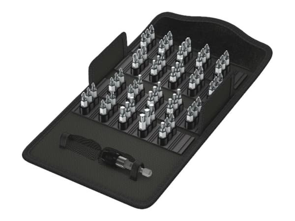 Wera Bit-Safe 61 Wood 1 - Screwdriver bit and bit holder set - for tre - torx, phillips, pozidriv - lengde: 25 m