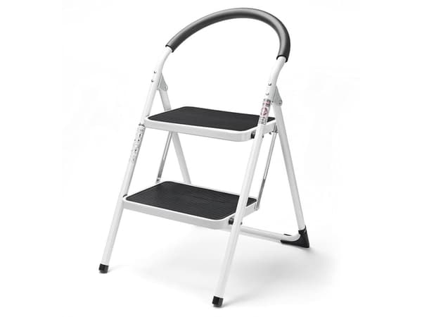 Haushalt 2 Step Steel Ladder Bl-C102 White