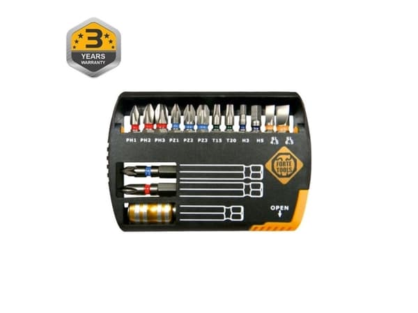 Forte_Tools Dysesett 15 stk.