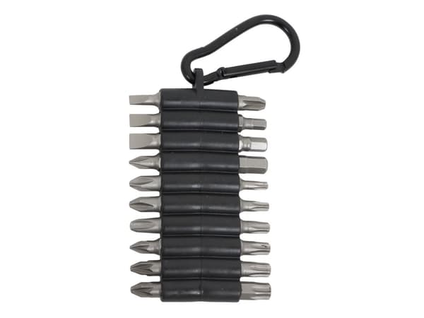 Bitssats 22 delar Cr-V stål 20 x Cr-V kvalitetsbitar 1 x 1/4" Adapter för toppar 1 x 1/4" Magnet bitshållare