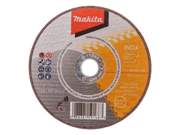 CUTTING WHEEL 76X1.0MM STAINLESS 5PCS