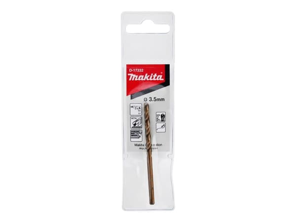 Makita - Bor - spiralbor - 3,5 mm - lengde: 70 mm