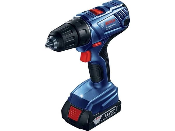 Bosch GSR 18V-21 Professional - Drill/driver - trådløs - 2 hastigheter - nøkkelfri borhylse 13 mm - 55 N·m - 2 batterier - 18 V - SOLO