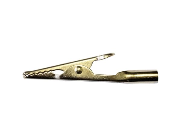 Mueller Electric BU-60G Alligatorklämma Guld Klämområde max: 7,90 mm Längd: 50 mm 1 st