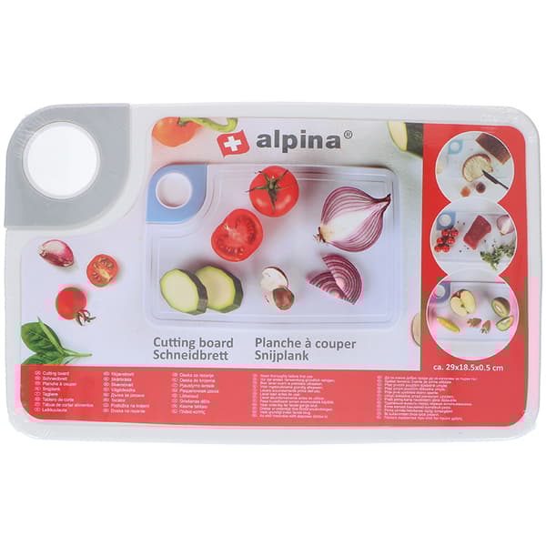 Alpina - Skærebræt lavet af slidstærkt plastik (grå)