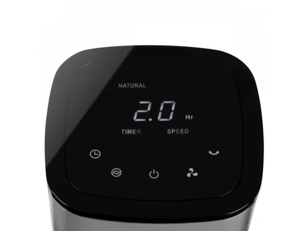 ProfiCare PC-TVL 3068, Kotitaloustornituuletin, Musta, Terästä, Lattia, Ruostumaton teräs, 3,4 cm, 80°
