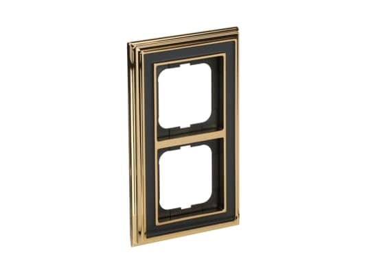 Busch-Jaeger 1722-835, Anthracite, Brass, Metal, Screwless, Busch-Jaeger, Glossy, IP20