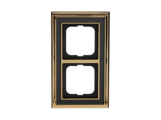 Busch-Jaeger 1722-835, Anthracite, Brass, Metal, Screwless, Busch-Jaeger, Glossy, IP20