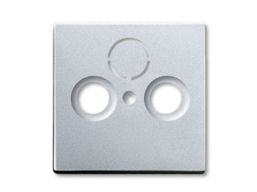 Busch-Jaeger 1743-83, Gjuten aluminium, Vanlig, Busch-Jaeger, 0230-0-0250, SAT + TV + radio, 63 mm