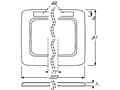 Miniatyrbild 2 av 3: Busch-Jaeger 1754-0-3716, Elfenben, Busch-Jaeger, 1799-0-0-0154 1799-0-0-0162, 223 mm, 81 mm, 1,1 cm