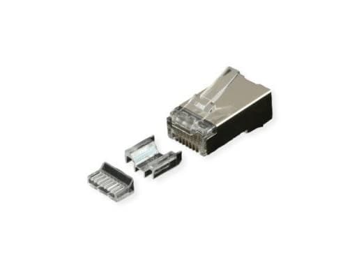 ROLINE 21.17.3099, RJ-45, Sølv, Metal, Plast, Cat6a, 11,7 mm, 21,5 mm