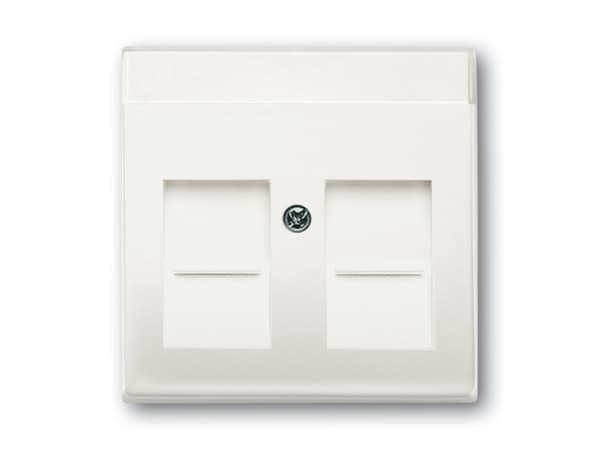 Busch-Jaeger 1710-0-3887, Vit, Vanlig, Varje varumärke, 63 mm, 63 mm, 1 styck