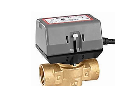 VC 3-vejs zoneventil - 3/4'' - 230 V aux switch, 2-leder + fase. ON/OFF. Kvs. 7,0 m3/t, 95C