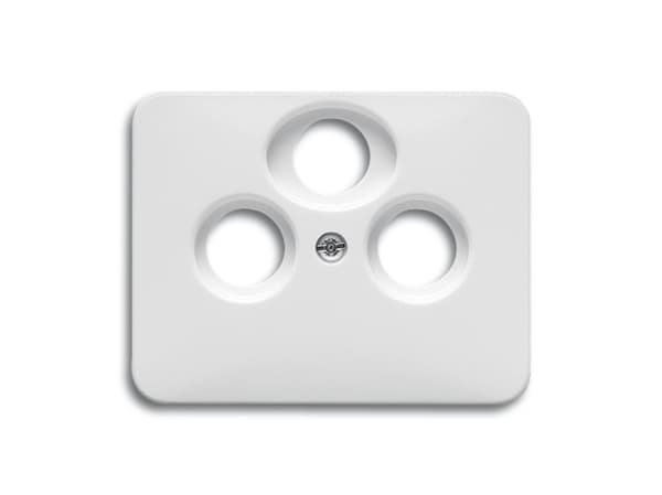 Busch-Jaeger 1724-0-1911, Vit, Busch-Jaeger, SAT + TV + Radio, 70 mm, 54 mm, 1 st