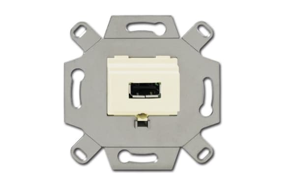 Busch-Jaeger 0230-0-0416, USB, Metallinen, 70,2 mm, 41,2 mm, 70,2 mm, 70,2 mm