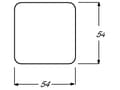 Pikkukuva 2 / 3: Busch-Jaeger 2520 KI-212, Beige, Ruuviton, Busch-Jaeger, 54 mm, 54 mm, 1 kpl