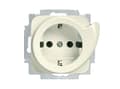 Pikkukuva 1 / 2: Busch-Jaeger 20 EUCDR-212, CEE 7/3, 2P+E, Beige, 250 V, 16 A, 71 mm