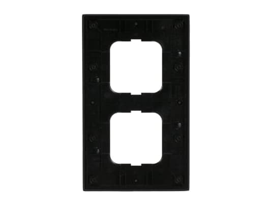 Busch-Jaeger 1722-845, Black, Brass, Metal, Screwless, Busch-Jaeger, Matte, IP20