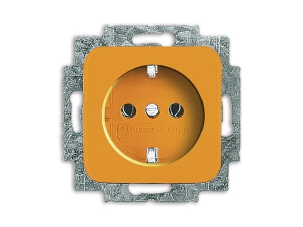 Busch-Jaeger 4011395195000, Tyyppi F, 2P+E, Oranssi, 250 V, 16 A