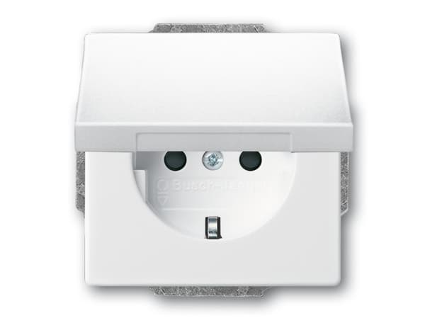 Busch-Jaeger 20 EUK-84, CEE 7/3, 2P+E, Hvid, 250 V, 16 A, 63 mm
