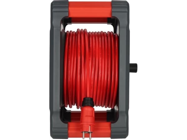 Brennenstuhl 9201330210, Svart, Röd, Plast, 5 AC-utgångar, Typ E/F, Rak, 33 m