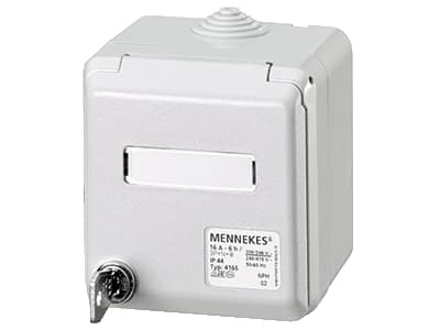 MENNEKES 4165, Grå, IP44, 400 V, 16 A, 50 - 60